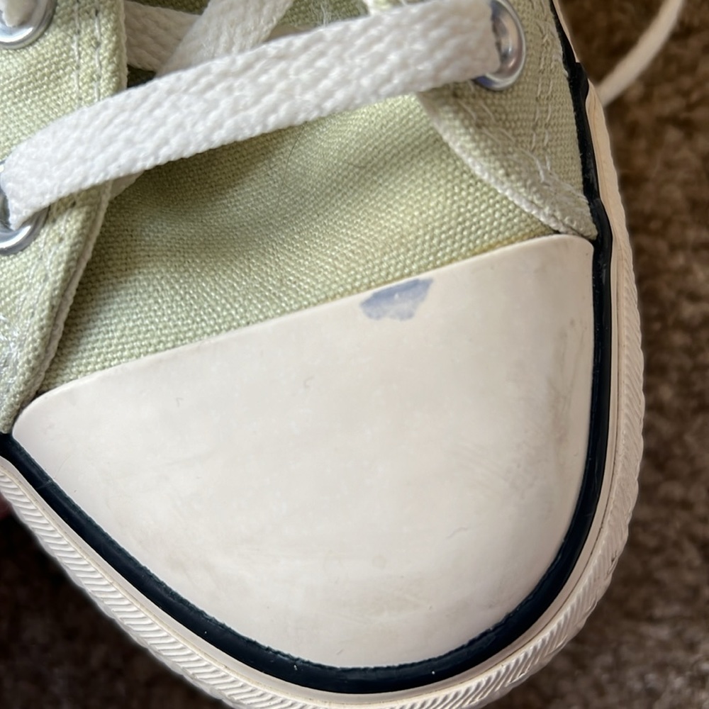 custom green and butterfly converse - Picture 3 of 3
